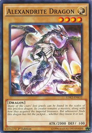 Alexandrite Dragon (LDK2-ENK12) - Legendary Decks II Unlimited - Premium Yugioh Single from Konami - Just $0.25! Shop now at Game Crave Tournament Store