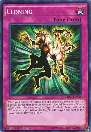 Cloning (LDK2-ENK36) - Legendary Decks II Unlimited - Premium Yugioh Single from Konami - Just $0.25! Shop now at Game Crave Tournament Store