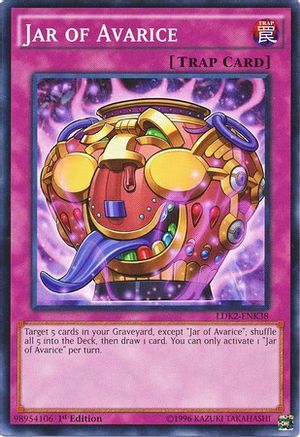 Jar of Avarice (LDK2-ENK38) - Legendary Decks II 1st Edition - Premium Yugioh Single from Konami - Just $0.26! Shop now at Game Crave Tournament Store