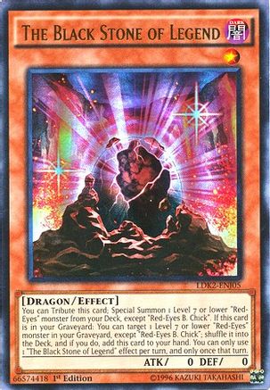 The Black Stone of Legend (LDK2-ENJ05) - Legendary Decks II Unlimited - Premium Yugioh Single from Konami - Just $1.47! Shop now at Game Crave Tournament Store