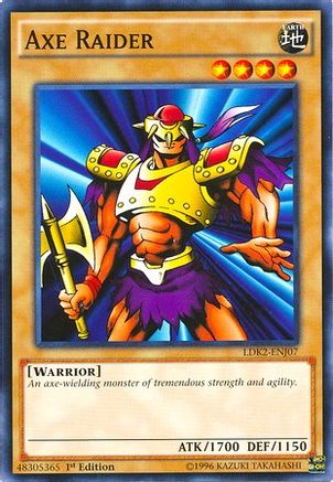 Axe Raider (LDK2-ENJ07) - Legendary Decks II 1st Edition - Premium Yugioh Single from Konami - Just $0.25! Shop now at Game Crave Tournament Store