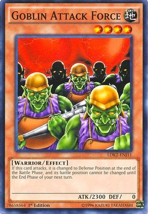 Goblin Attack Force (LDK2-ENJ11) - Legendary Decks II 1st Edition - Premium Yugioh Single from Konami - Just $0.26! Shop now at Game Crave Tournament Store