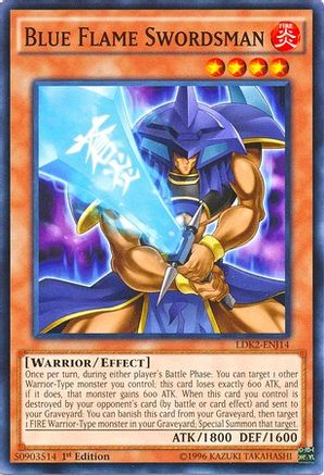 Blue Flame Swordsman (LDK2-ENJ14) - Legendary Decks II 1st Edition - Premium Yugioh Single from Konami - Just $0.08! Shop now at Game Crave Tournament Store
