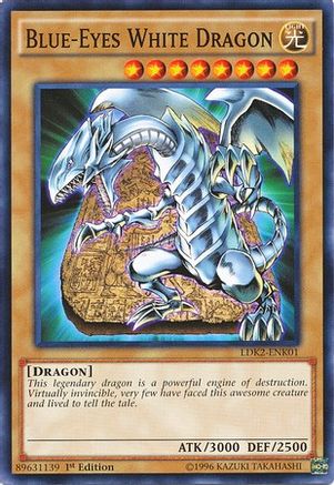 Blue-Eyes White Dragon (Version 4) (LDK2-ENK01) - Legendary Decks II 1st Edition - Premium Yugioh Single from Konami - Just $0.26! Shop now at Game Crave Tournament Store