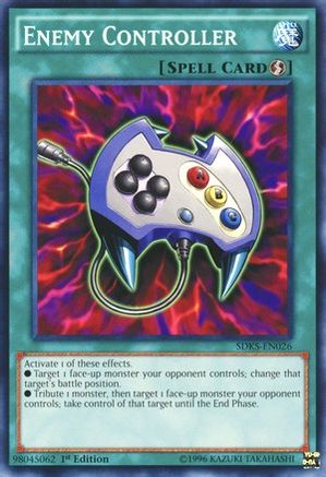Enemy Controller (SDKS-EN026) - Structure Deck: Seto Kaiba Unlimited - Premium Yugioh Single from Konami - Just $0.25! Shop now at Game Crave Tournament Store