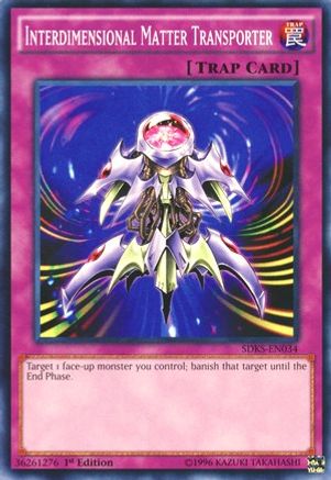 Interdimensional Matter Transporter (SDKS-EN034) - Structure Deck: Seto Kaiba Unlimited - Premium Yugioh Single from Konami - Just $0.25! Shop now at Game Crave Tournament Store