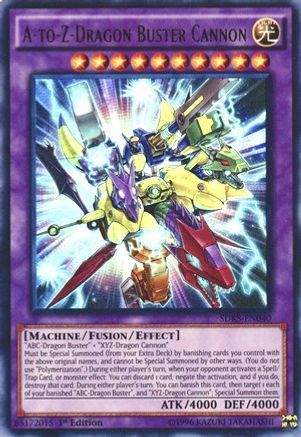 A-to-Z-Dragon Buster Cannon (SDKS-EN040) - Structure Deck: Seto Kaiba 1st Edition - Premium Yugioh Single from Konami - Just $0.68! Shop now at Game Crave Tournament Store
