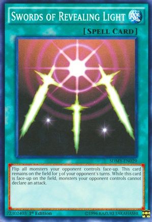 Swords of Revealing Light (SDMY-EN029) - Structure Deck: Yugi Muto 1st Edition - Premium Yugioh Single from Konami - Just $0.25! Shop now at Game Crave Tournament Store