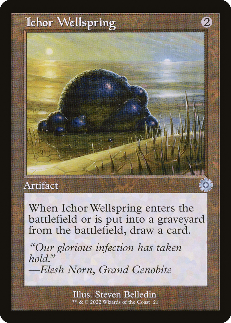 Ichor Wellspring (BRR-021) - The Brothers' War Retro Artifacts Foil - Premium MTG Single from Wizards of the Coast - Just $0.08! Shop now at Game Crave Tournament Store