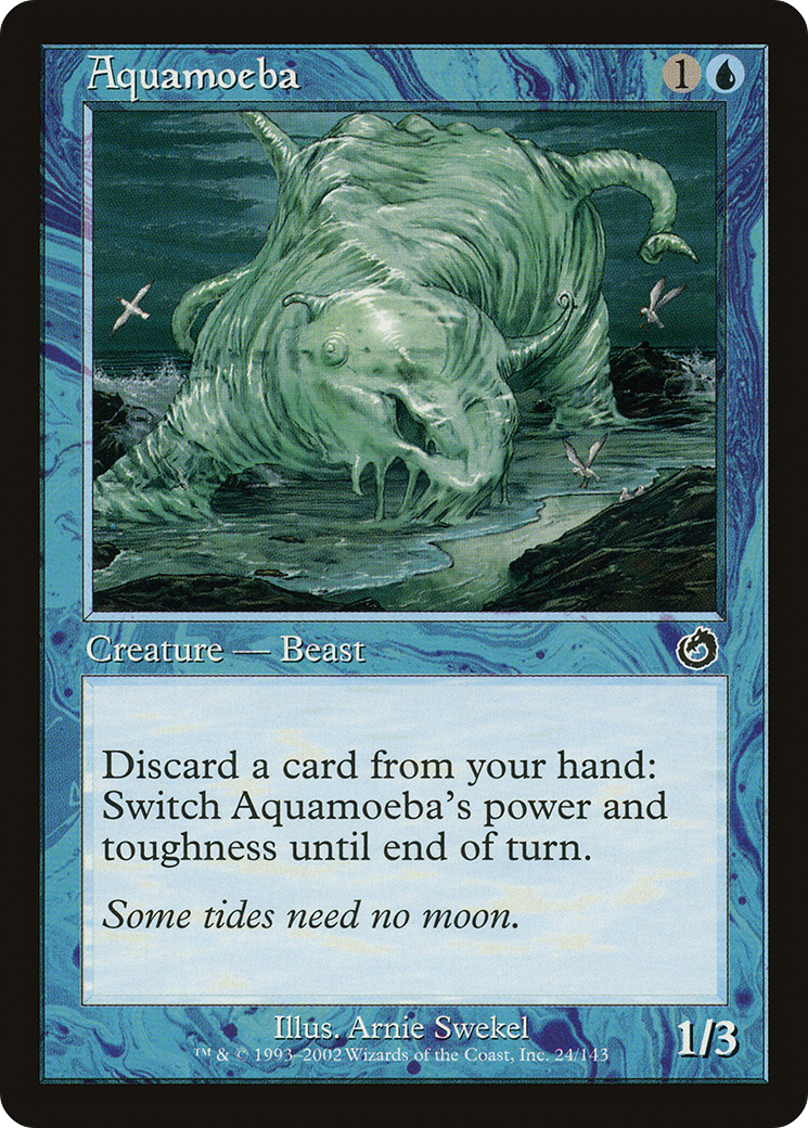 Aquamoeba (TOR-024) - Torment Foil - Premium MTG Single from Wizards of the Coast - Just $1.16! Shop now at Game Crave Tournament Store