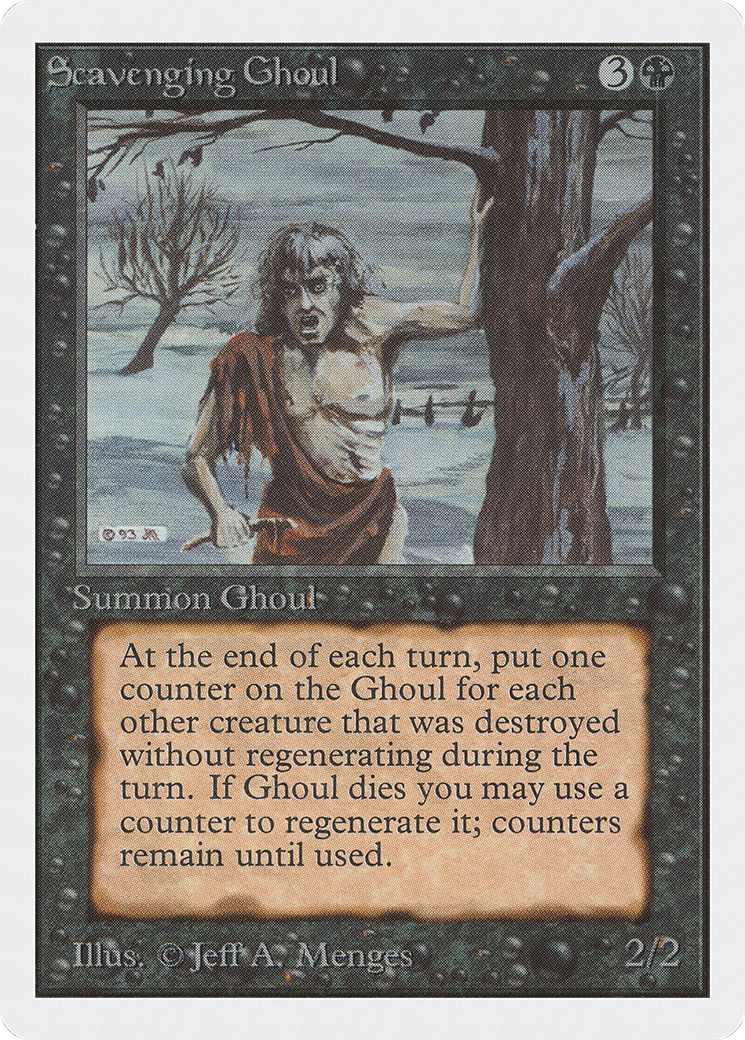 Scavenging Ghoul (2ED-127) - Unlimited Edition - Premium MTG Single from Wizards of the Coast - Just $0.55! Shop now at Game Crave Tournament Store