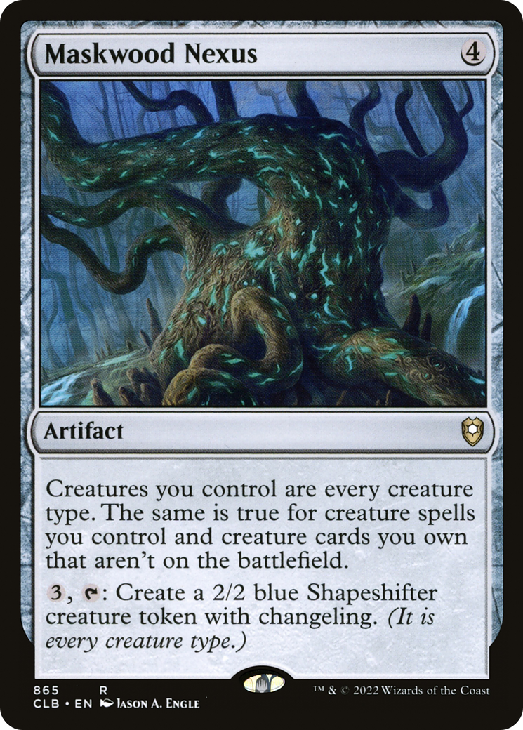 Maskwood Nexus (CLB-865) - Commander Legends: Battle for Baldur's Gate - Premium MTG Single from Wizards of the Coast - Just $1.18! Shop now at Game Crave Tournament Store