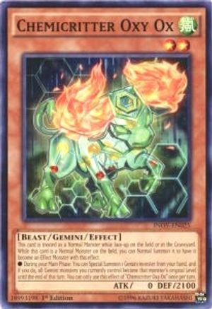 Chemicritter Oxy Ox (INOV-EN025) - Invasion: Vengeance Unlimited - Premium Yugioh Single from Konami - Just $0.25! Shop now at Game Crave Tournament Store