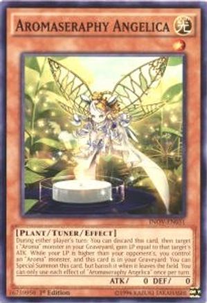 Aromaseraphy Angelica (INOV-EN031) - Invasion: Vengeance Unlimited - Premium Yugioh Single from Konami - Just $0.16! Shop now at Game Crave Tournament Store