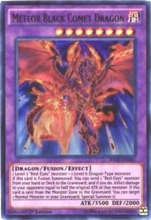 Meteor Black Comet Dragon (INOV-EN041) - Invasion: Vengeance Unlimited - Premium Yugioh Single from Konami - Just $9.08! Shop now at Game Crave Tournament Store