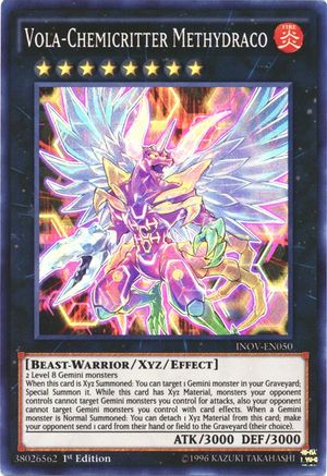 Vola-Chemicritter Methydraco (INOV-EN050) - Invasion: Vengeance Unlimited - Premium Yugioh Single from Konami - Just $0.25! Shop now at Game Crave Tournament Store