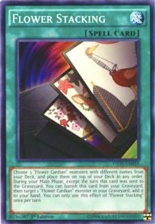Flower Stacking (INOV-EN055) - Invasion: Vengeance Unlimited - Premium Yugioh Single from Konami - Just $0.26! Shop now at Game Crave Tournament Store
