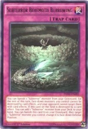 Subterror Behemoth Burrowing (INOV-EN085) - Invasion: Vengeance Unlimited - Premium Yugioh Single from Konami - Just $0.25! Shop now at Game Crave Tournament Store