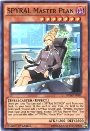 SPYRAL Master Plan (INOV-EN087) - Invasion: Vengeance Unlimited - Premium Yugioh Single from Konami - Just $0.40! Shop now at Game Crave Tournament Store