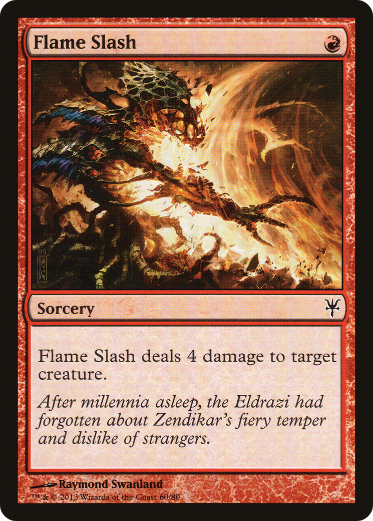 Flame Slash (DDK-060) - Duel Decks: Sorin vs. Tibalt - Premium MTG Single from Wizards of the Coast - Just $0.11! Shop now at Game Crave Tournament Store