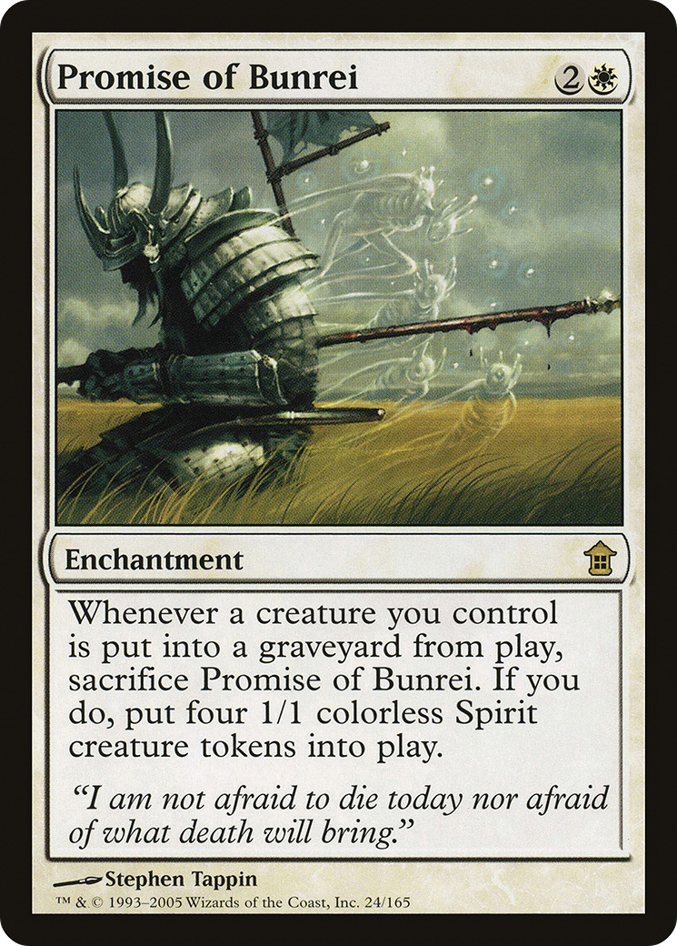 Promise of Bunrei (SOK-024) - Saviors of Kamigawa - Premium MTG Single from Wizards of the Coast - Just $0.52! Shop now at Game Crave Tournament Store