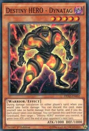Destiny HERO - Dynatag (DESO-EN002) - Destiny Soldiers 1st Edition - Premium Yugioh Single from Konami - Just $0.35! Shop now at Game Crave Tournament Store