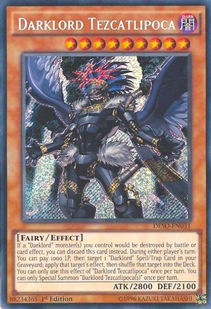 Darklord Tezcatlipoca (DESO-EN031) - Destiny Soldiers 1st Edition - Premium Yugioh Single from Konami - Just $0.91! Shop now at Game Crave Tournament Store