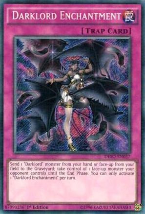 Darklord Enchantment (DESO-EN037) - Destiny Soldiers 1st Edition - Premium Yugioh Single from Konami - Just $0.57! Shop now at Game Crave Tournament Store