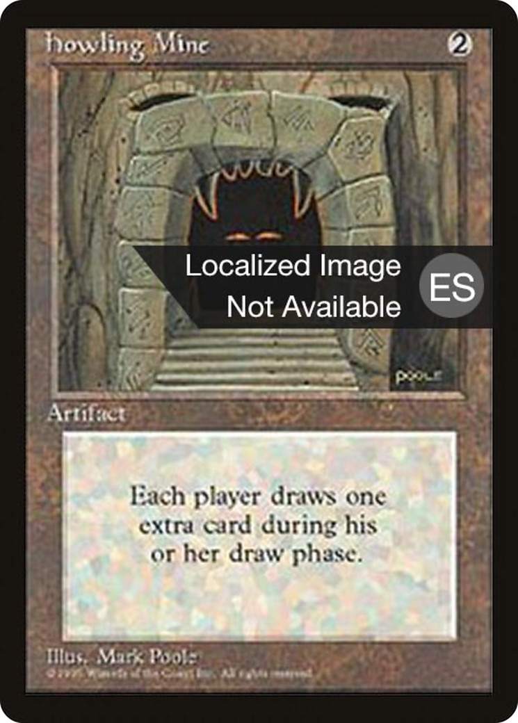 Howling Mine (4BB-325) - Fourth Edition Foreign Black Border - Premium MTG Single from Wizards of the Coast - Just $15.99! Shop now at Game Crave Tournament Store