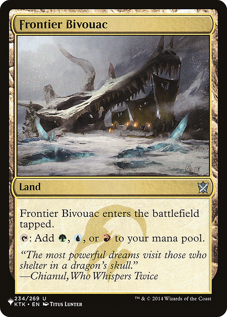 Frontier Bivouac (PCTB-072) - From Cute to Brute - Premium MTG Single from Wizards of the Coast - Just $0.27! Shop now at Game Crave Tournament Store