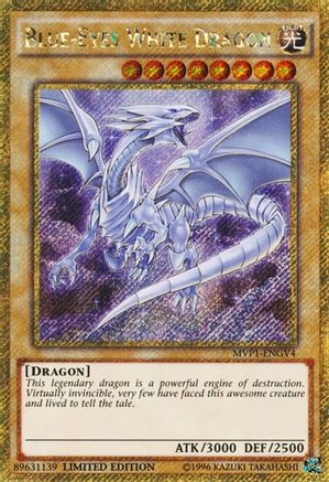 Blue-Eyes White Dragon (Gold Secret Rare) (MVP1-ENGV4) - The Dark Side of Dimensions Movie Pack: Gold Edition Limited - Premium Yugioh Single from Konami - Just $4.05! Shop now at Game Crave Tournament Store