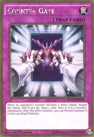 Counter Gate (MVP1-ENG10) - The Dark Side of Dimensions Movie Pack: Gold Edition Unlimited - Premium Yugioh Single from Konami - Just $0.70! Shop now at Game Crave Tournament Store