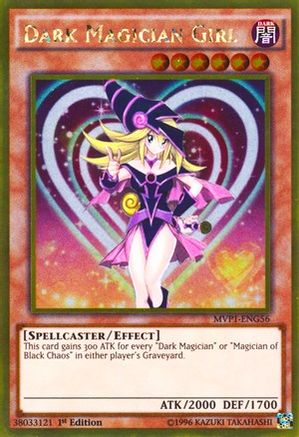 Dark Magician Girl (MVP1-ENG56) - The Dark Side of Dimensions Movie Pack: Gold Edition 1st Edition - Premium Yugioh Single from Konami - Just $4.99! Shop now at Game Crave Tournament Store