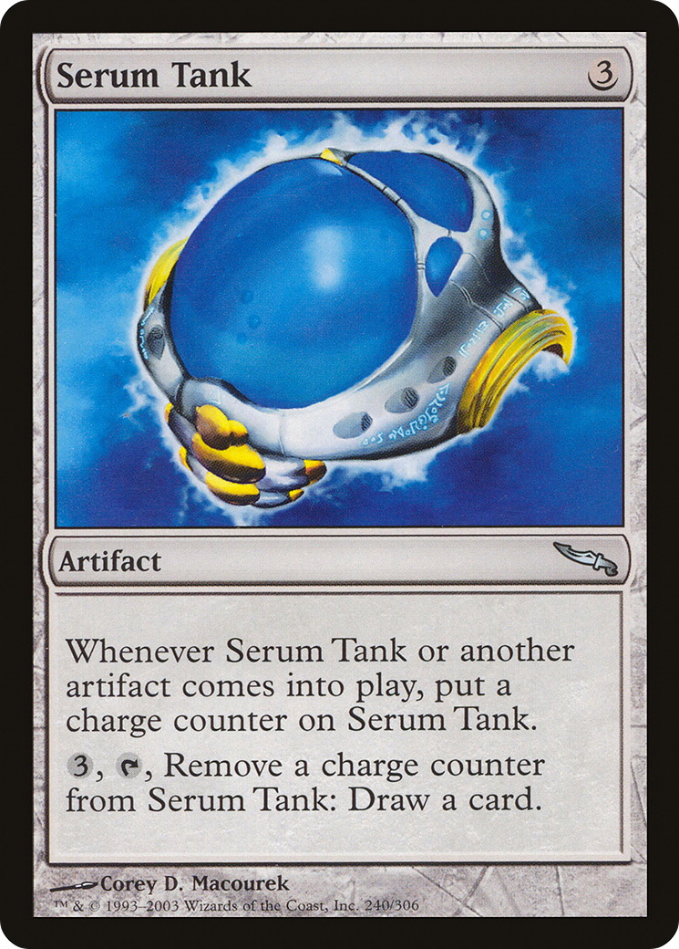Serum Tank (MRD-240) - Mirrodin Foil - Premium MTG Single from Wizards of the Coast - Just $0.30! Shop now at Game Crave Tournament Store