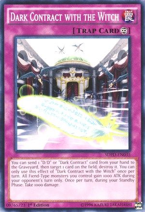 Dark Contract with the Witch (SDPD-EN035) - Structure Deck: Pendulum Domination 1st Edition - Premium Yugioh Single from Konami - Just $0.08! Shop now at Game Crave Tournament Store