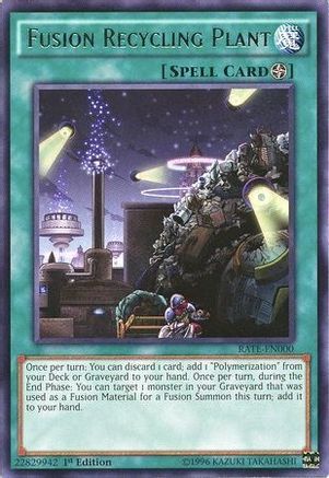 Fusion Recycling Plant (RATE-EN000) - Raging Tempest 1st Edition - Premium Yugioh Single from Konami - Just $0.08! Shop now at Game Crave Tournament Store