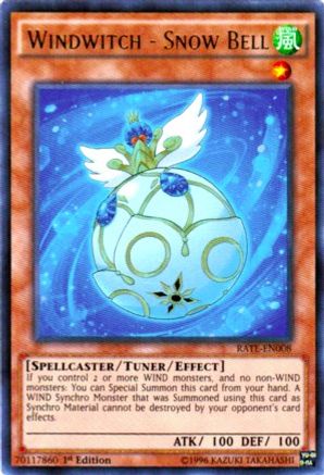 Windwitch - Snow Bell (RATE-EN008) - Raging Tempest 1st Edition - Premium Yugioh Single from Konami - Just $1.16! Shop now at Game Crave Tournament Store
