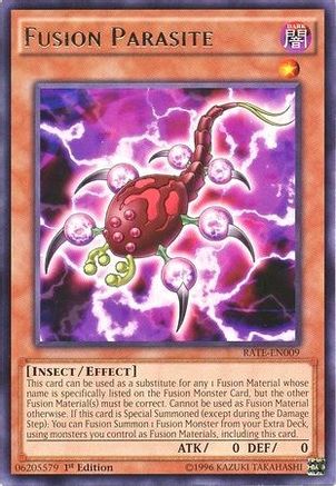 Fusion Parasite (RATE-EN009) - Raging Tempest Unlimited - Premium Yugioh Single from Konami - Just $0.57! Shop now at Game Crave Tournament Store