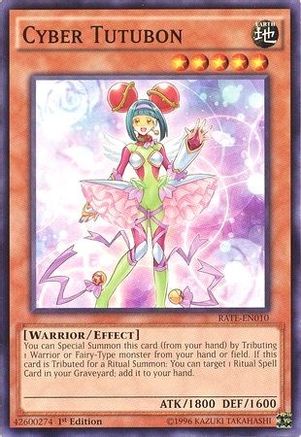 Cyber Tutubon (RATE-EN010) - Raging Tempest 1st Edition - Premium Yugioh Single from Konami - Just $0.25! Shop now at Game Crave Tournament Store