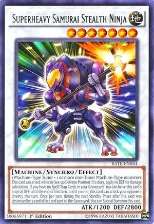 Superheavy Samurai Stealth Ninja (RATE-EN044) - Raging Tempest Unlimited - Premium Yugioh Single from Konami - Just $0.25! Shop now at Game Crave Tournament Store