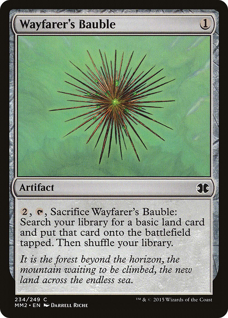 Wayfarer's Bauble (MM2-234) - Modern Masters 2015 Foil - Premium MTG Single from Wizards of the Coast - Just $1! Shop now at Game Crave Tournament Store