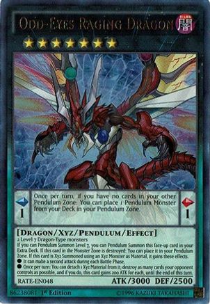 Odd-Eyes Raging Dragon (RATE-EN048) - Raging Tempest Unlimited - Premium Yugioh Single from Konami - Just $0.82! Shop now at Game Crave Tournament Store