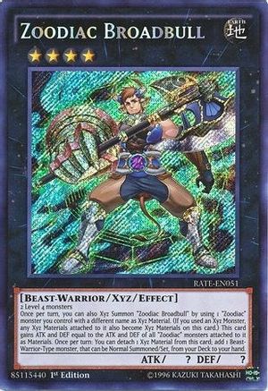 Zoodiac Broadbull (RATE-EN051) - Raging Tempest Unlimited - Premium Yugioh Single from Konami - Just $1.80! Shop now at Game Crave Tournament Store