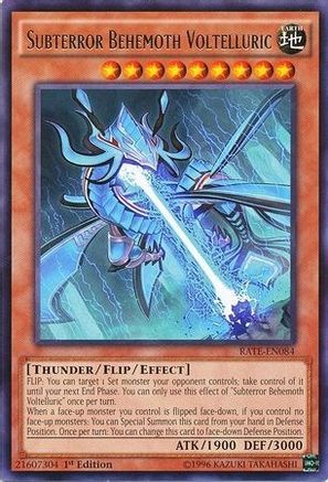 Subterror Behemoth Voltelluric (RATE-EN084) - Raging Tempest 1st Edition - Premium Yugioh Single from Konami - Just $0.35! Shop now at Game Crave Tournament Store