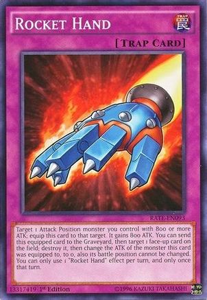 Rocket Hand (RATE-EN093) - Raging Tempest 1st Edition - Premium Yugioh Single from Konami - Just $0.25! Shop now at Game Crave Tournament Store