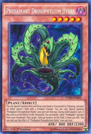 Predaplant Drosophyllum Hydra (FUEN-EN002) - Fusion Enforcers Unlimited - Premium Yugioh Single from Konami - Just $0.33! Shop now at Game Crave Tournament Store
