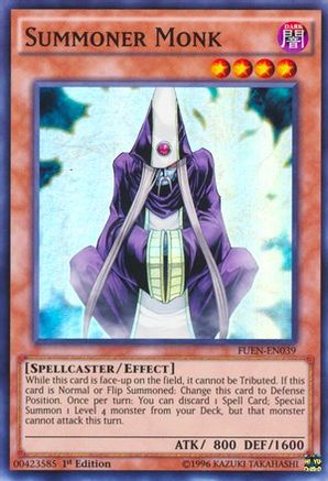 Summoner Monk (FUEN-EN039) - Fusion Enforcers Unlimited - Premium Yugioh Single from Konami - Just $0.40! Shop now at Game Crave Tournament Store