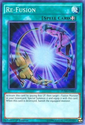 Re-Fusion (FUEN-EN051) - Fusion Enforcers 1st Edition - Premium Yugioh Single from Konami - Just $0.25! Shop now at Game Crave Tournament Store
