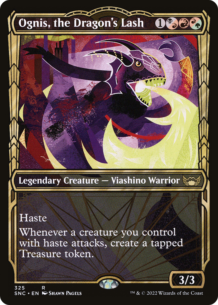 Ognis, the Dragon's Lash (SNC-325) - Streets of New Capenna: (Showcase) - Premium MTG Single from Wizards of the Coast - Just $0.08! Shop now at Game Crave Tournament Store