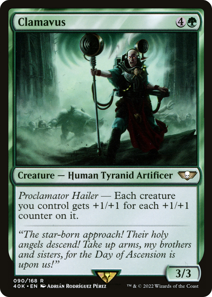 Clamavus (40K-090) - Warhammer 40,000 Commander - Premium MTG Single from Wizards of the Coast - Just $0.49! Shop now at Game Crave Tournament Store